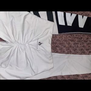 RYDERWEAR WHITE LEGGINGS